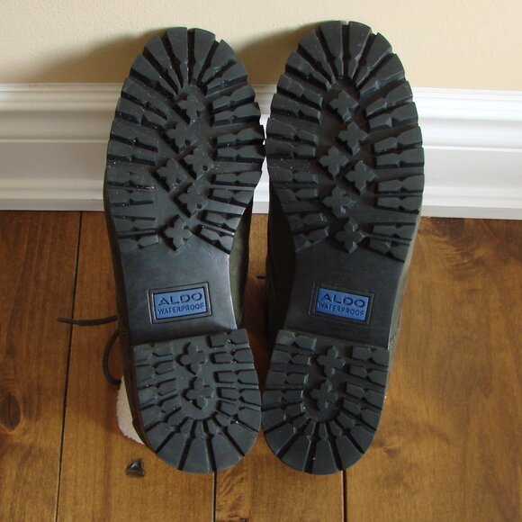 Aldo Rhaymma Winter Boots Olive Green Faux Fur Lug Sole 7 BRAND NEW IN BOX NWT - Picture 14 of 14